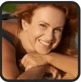 Maria L. smiling after using SonoVive